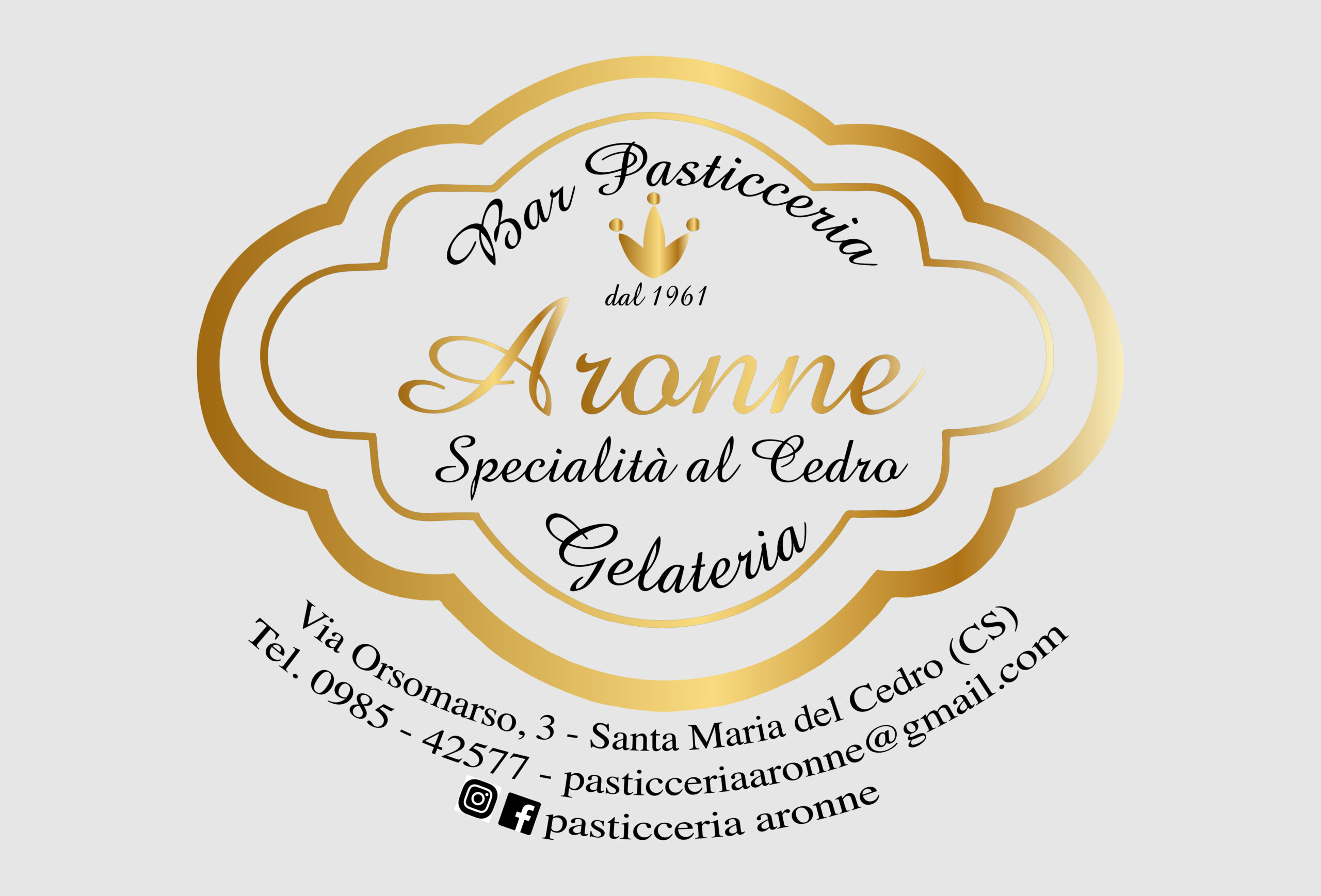 aronne pasticceria marcellina santa maria cedro calabria