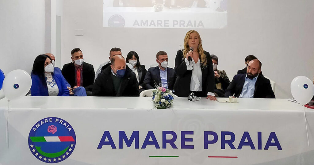 amare praia inaugurazione sede candidati anna maiorana sindaco