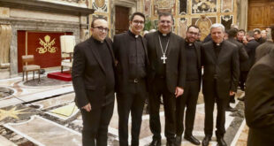 seminaristi della diocesi san marco argentano-scalea da papa francesco