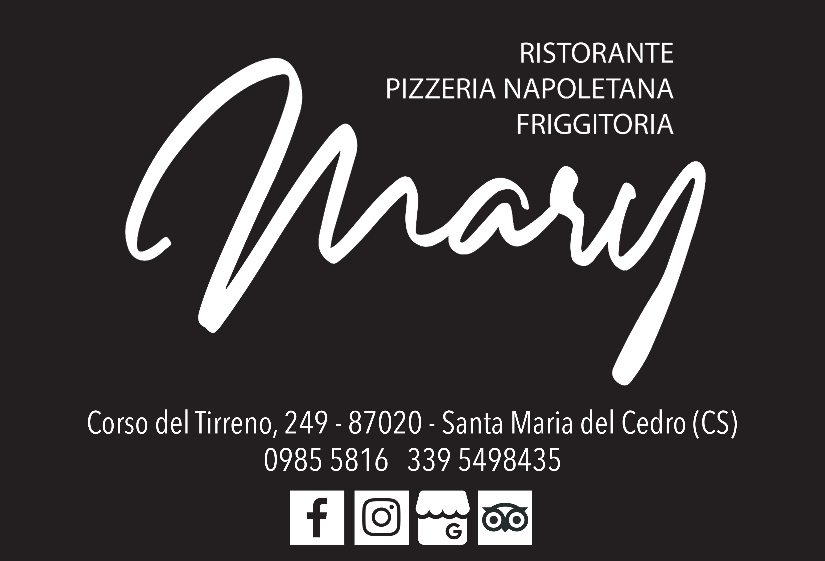 mary ristorante pizzeria santa maria del cedro calabria